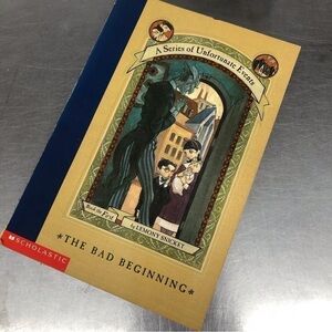 A Series of Unfortunate Events, book of first, The Bad Beginning by: Lemony